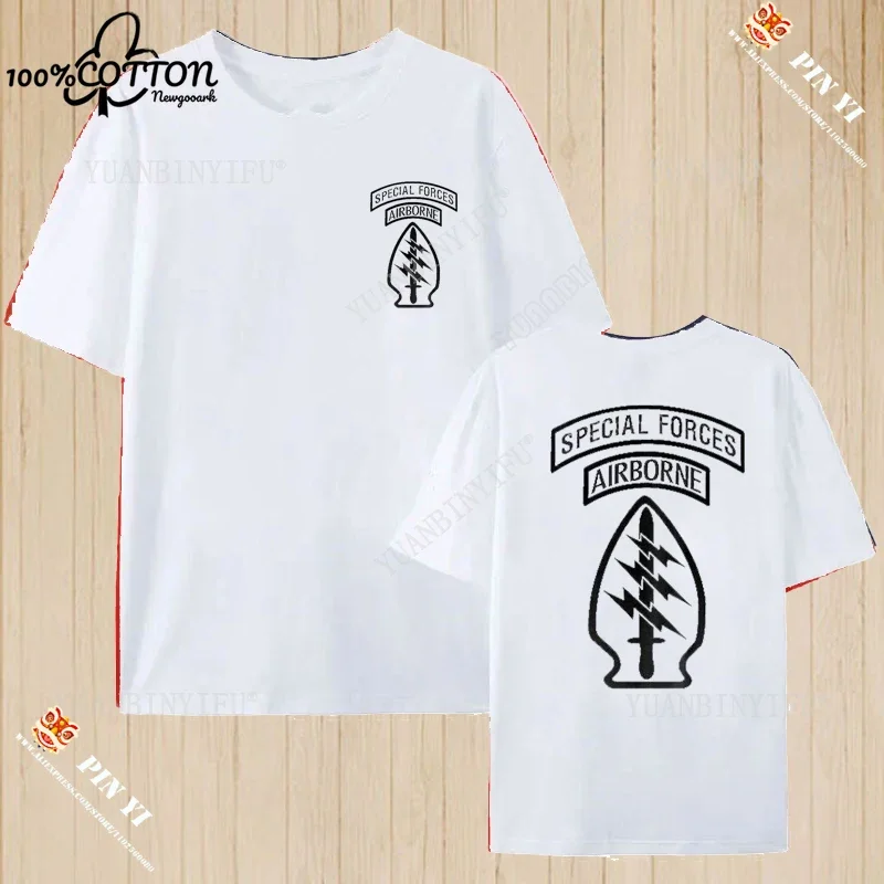 

Harajuku New Arrival Various Countries Special Forces Printed Rugged Man Style Cotton T-shirt Summer Streetwear Comfortable