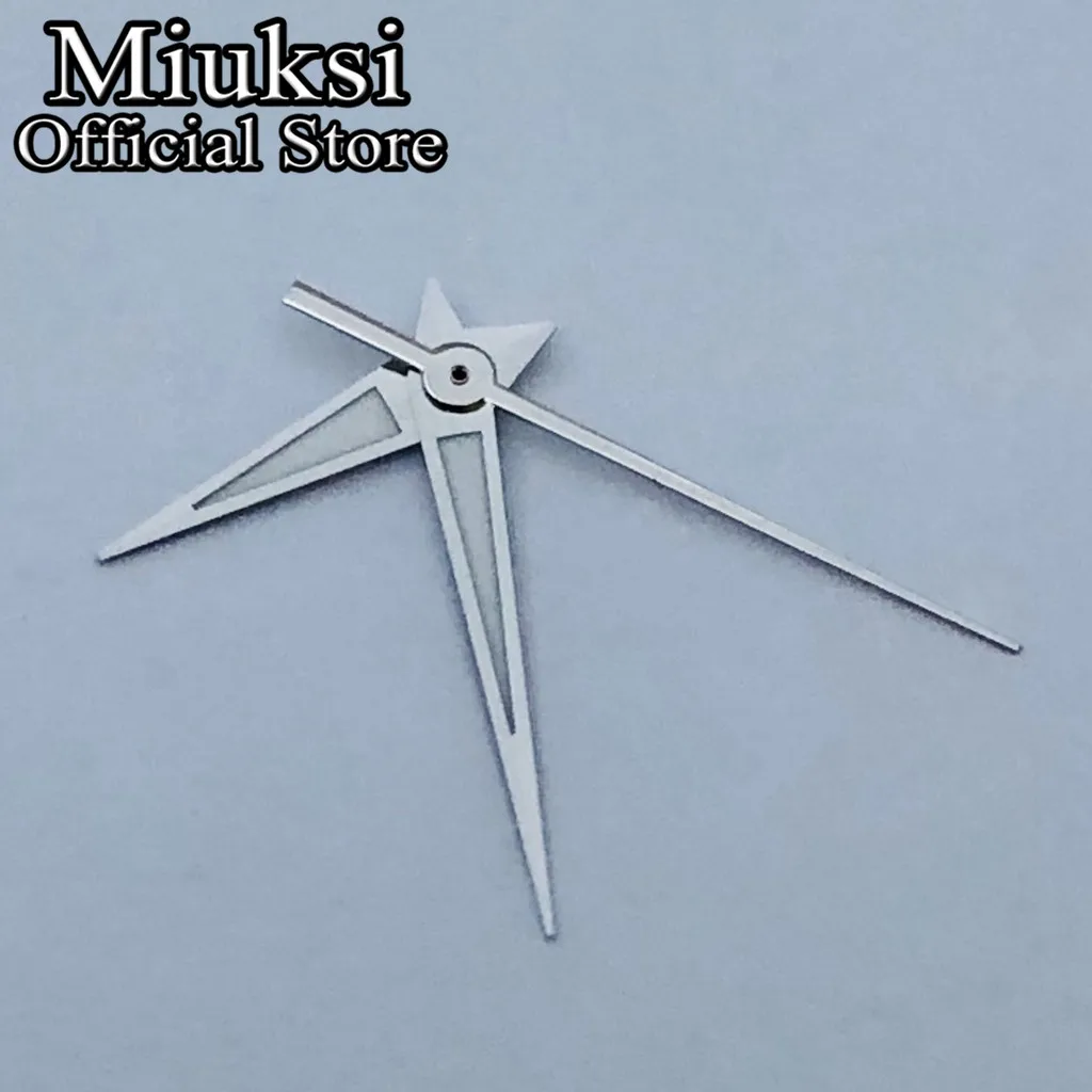 Miuksi Silver Gold Blue Rose Gold Watch Hands Green Luminous Fit NH35 NH36 NH38 NH70 NH72 Movement