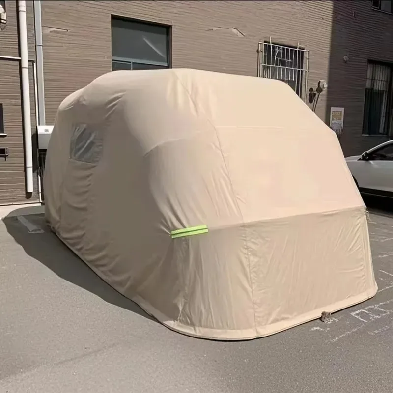 Portable Foldable Carport, Telescopic Folding Garage, Prefabricated Car Parking Shed with Waterproof Car Cover Pawilon Ogrodowy