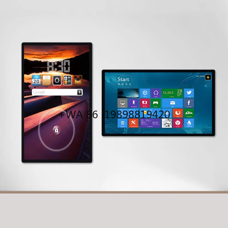 

HD All-in-One 18.5/21.5/24'' Touch Screen LCD Android 11 Smart Wall Mount Digital Signage Player for Retail Store