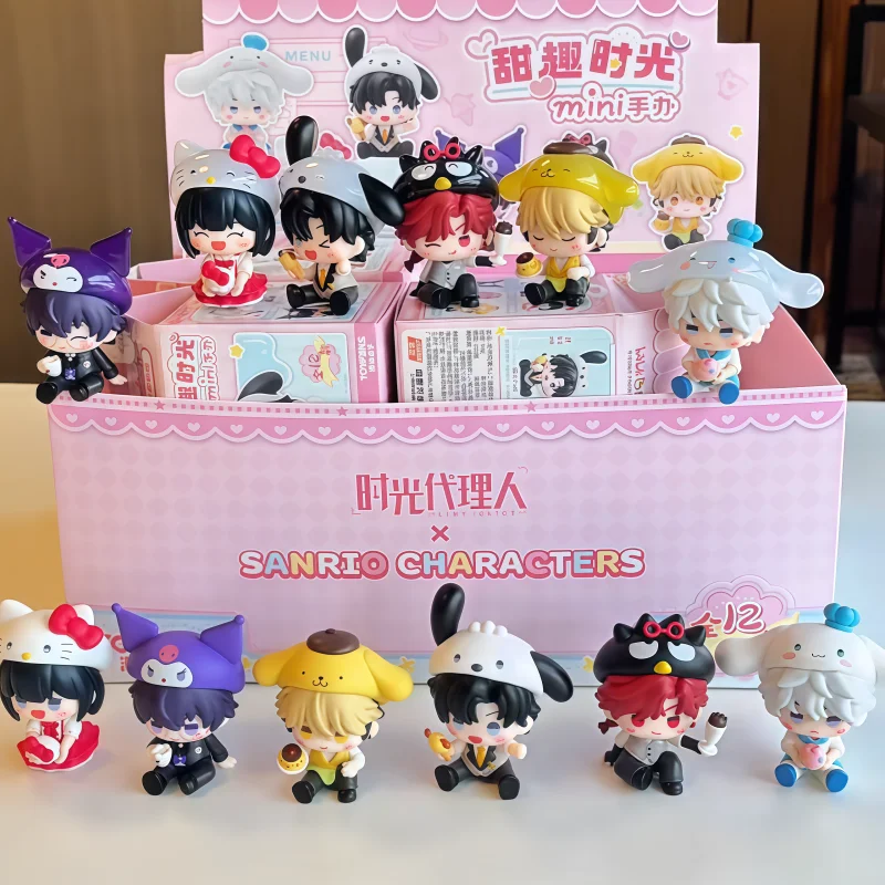 

Link Click X Sanrio Sweet Moments Series Blind Box Cute Anime Mini Figure Desktop Ornaments Model Toys Surprise Birthday Gift