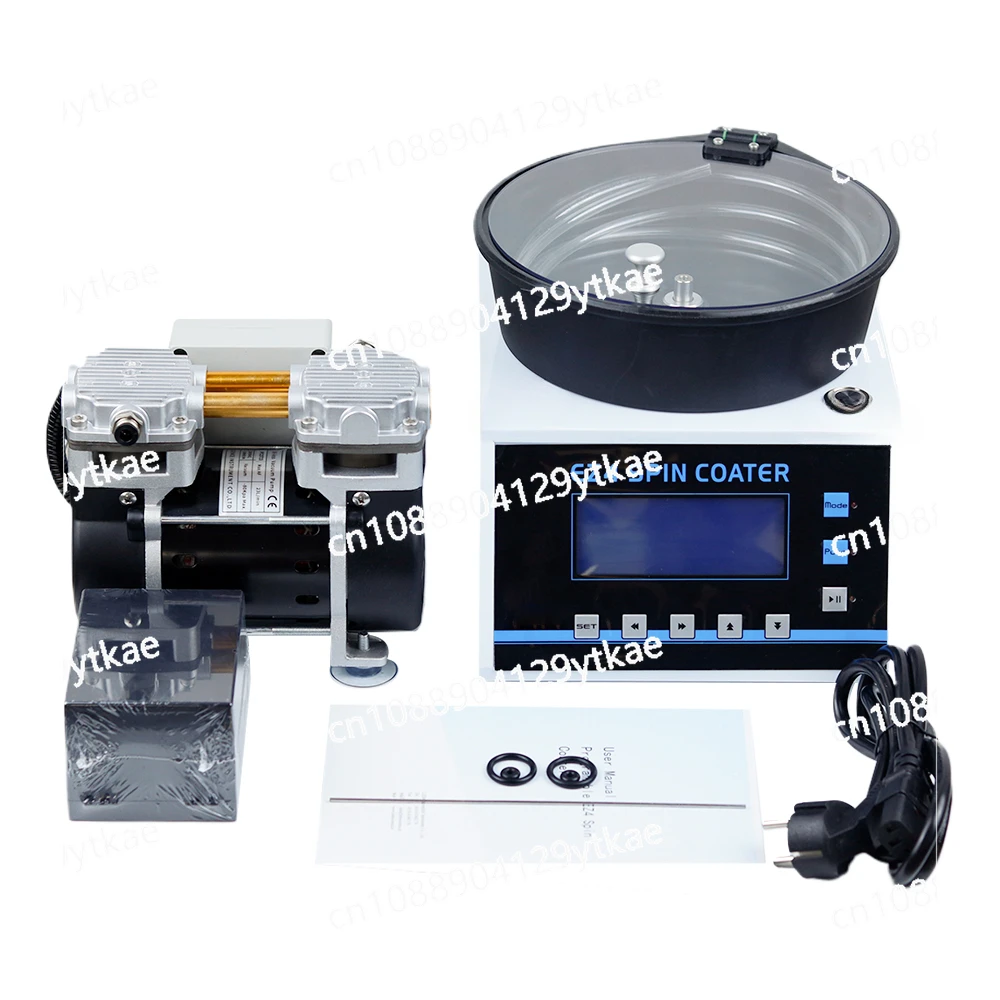 Laboratory Compact Spin Coater / Spin Processor EZ4 + Oil-free Vacuum Pump + VACUUM SPIN CHUCK 110V/220V