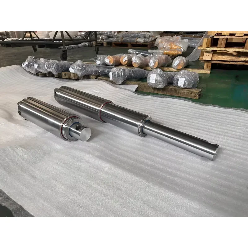 Resistant SS316L Hard Chrome Plated Multi Stage Telescopic Double Acting Hydraulic Cylinder