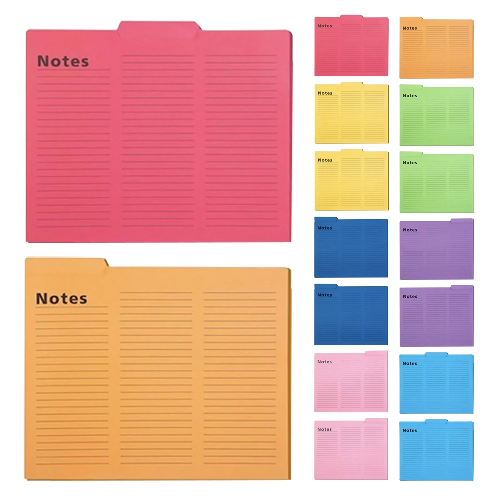 

16 Pcs Colorful Folders File Organizer Document Decorative Files Holder Organizers