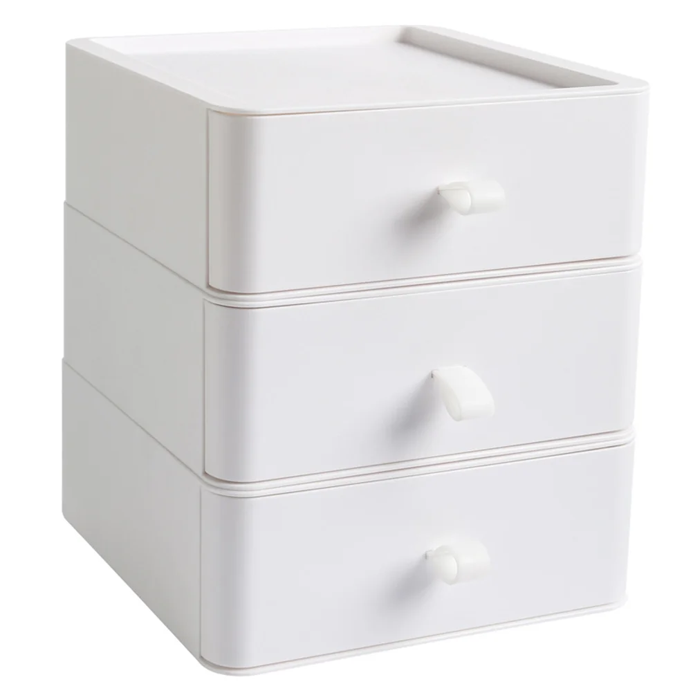 Multi-layer Storage Box Drawer Cabinet Case Desktop Organizer Creative Plastic Student