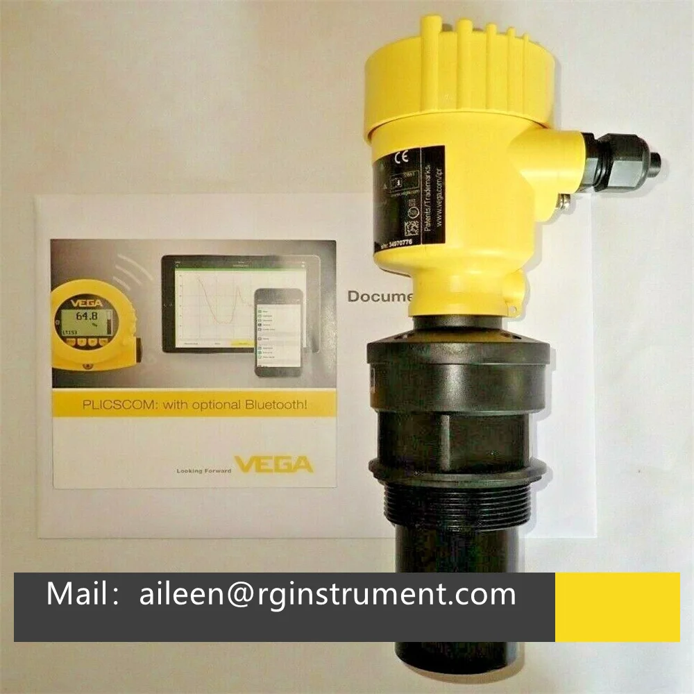 Venda quente VEGASON 62 Medidor de nível ultrassônico 4-20 MA Sensores de nível 0-8M Medidor de nível ultrassônico de densidade e fluxo