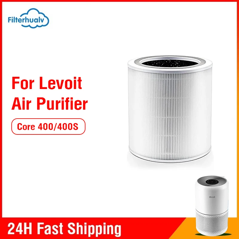 Replacement Filter For Levoit Air Purifier Core 400/400S Part Core 400S RF H13 HEPA Filtration 5 Layers 3 in 1 Filter 400S