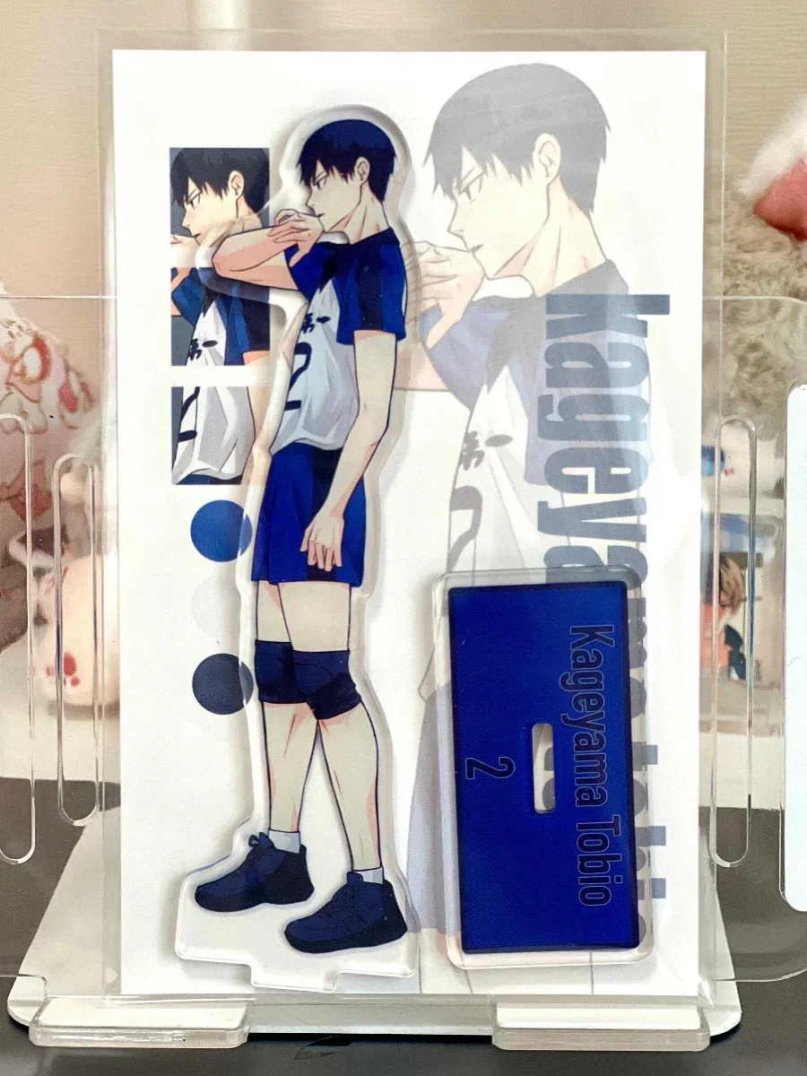 Anime Ambitus Haikyuu!! Tobio Kageyama Acrylic Cartoon Standing Sign Model Accessories Gorgeous Decoration Desk Ornament Gift