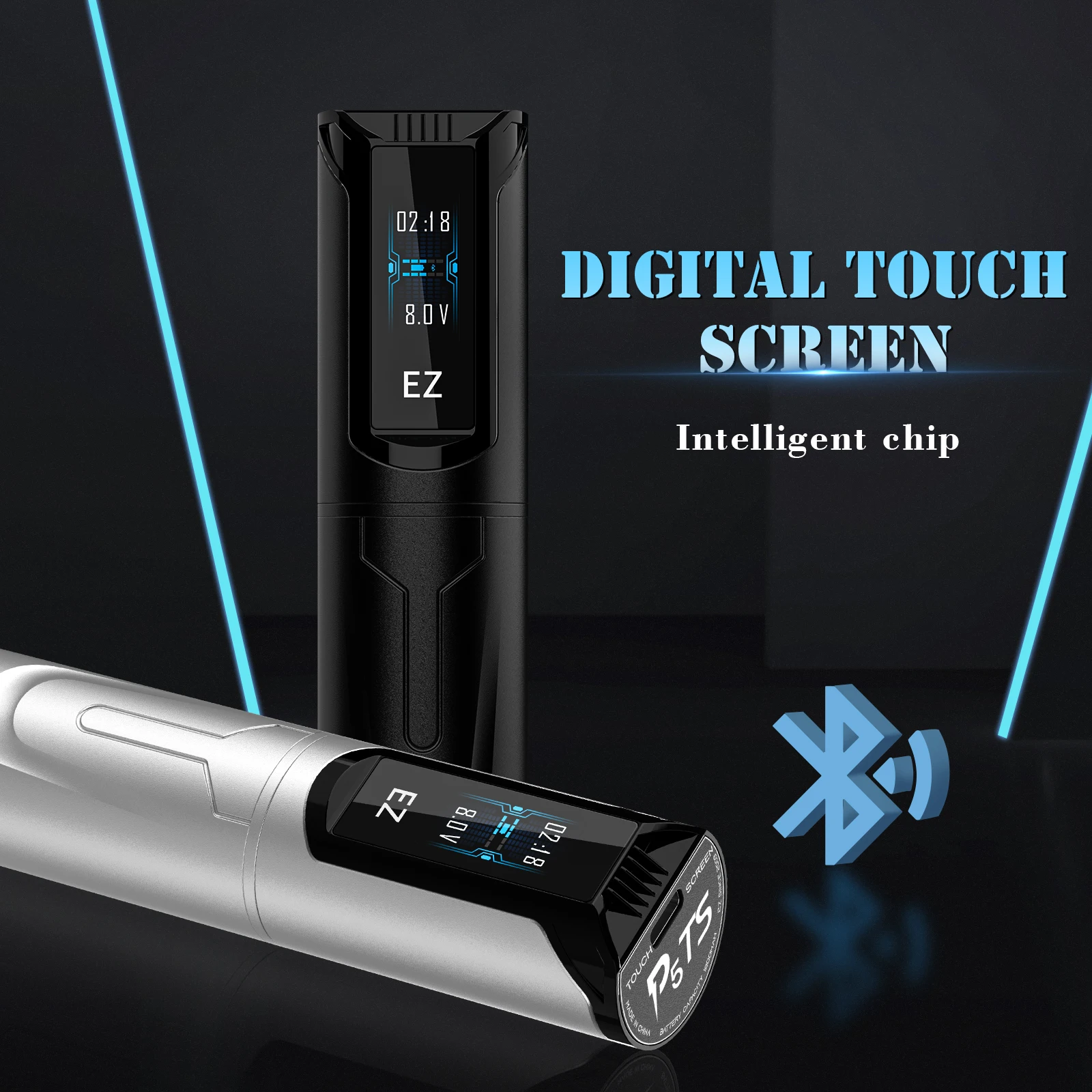 

EZ P5 Tattoo Pen Machine Multi-touch Wireless Bluetooth Footswitch 1800mAh Battery External Rotor Motor