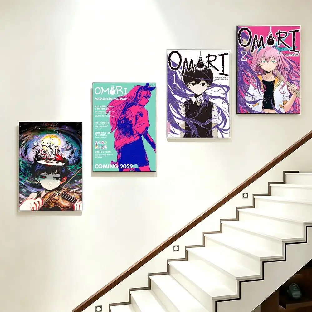 comic Omori Poster Poster HD  Printing Soothing and Cream Style Home Decor for the Living Room cafes Gift Giving
