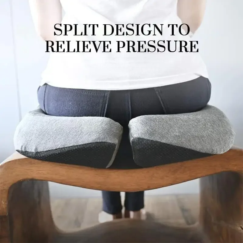 Pressure Relief Seat Cushion Back Pain Orthopedic Therapy Car Office Chair Wheelchair Support Tailbone Sciatica Relief Artifact