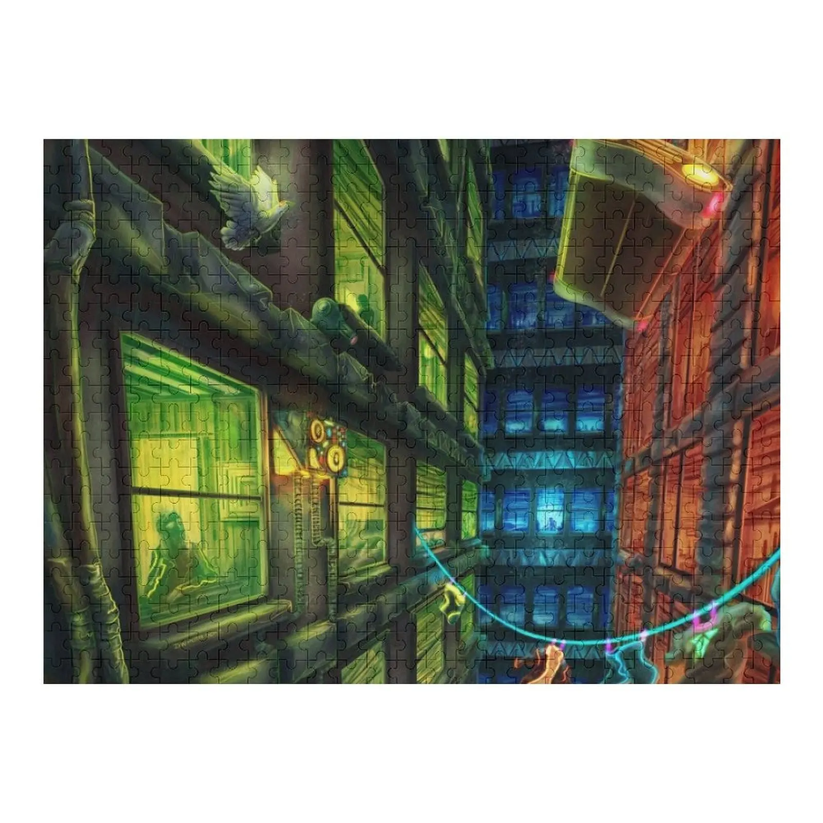 

Квартира ночью Пазл Деревянные композиции для детей IQ Пазл