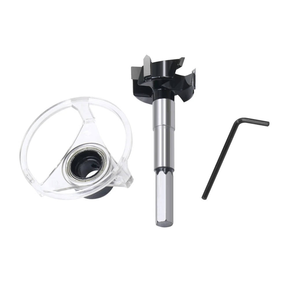 LAVIE Hex Shank 35mm pisau 2,3, kualitas tinggi pemosisian dapat disesuaikan dengan penutup lubang engsel mata bor untuk pertukangan MK0535O