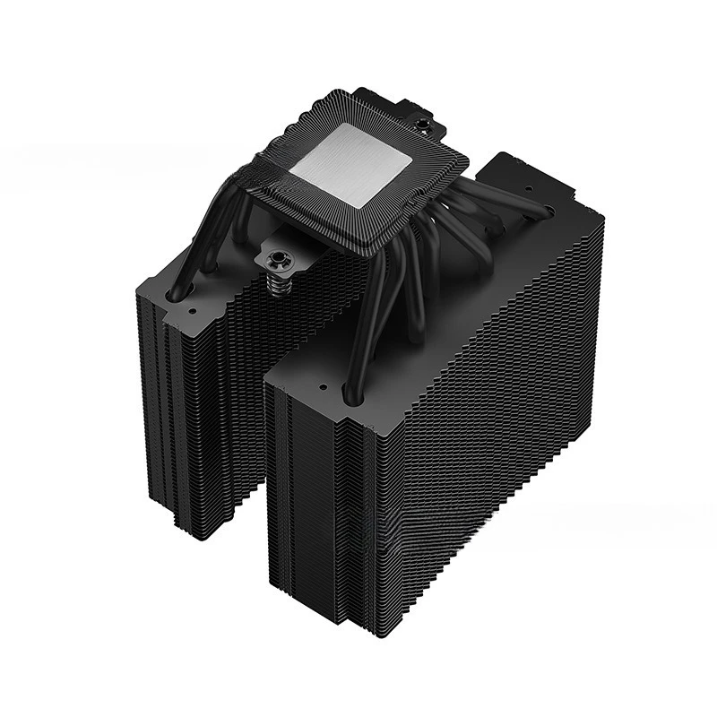 VC cooler digital display, fully blacked-out dual-fan temperature control for computer CPU mute
