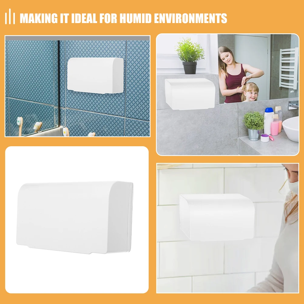 3 قطعة غطاء صندوق مخرج مقاوم للماء 86 نوع لاصق مزدوج جدار جبل للحمام التبديل المقبس حامي الاستخدام في الهواء الطلق