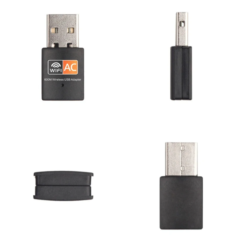 600 MBit/s drahtlose Netzwerk karte LAN-Karte WLAN-Signal Empfang drahtloser USB-Adapter drahtloser WLAN-Empfangs sender Dualband