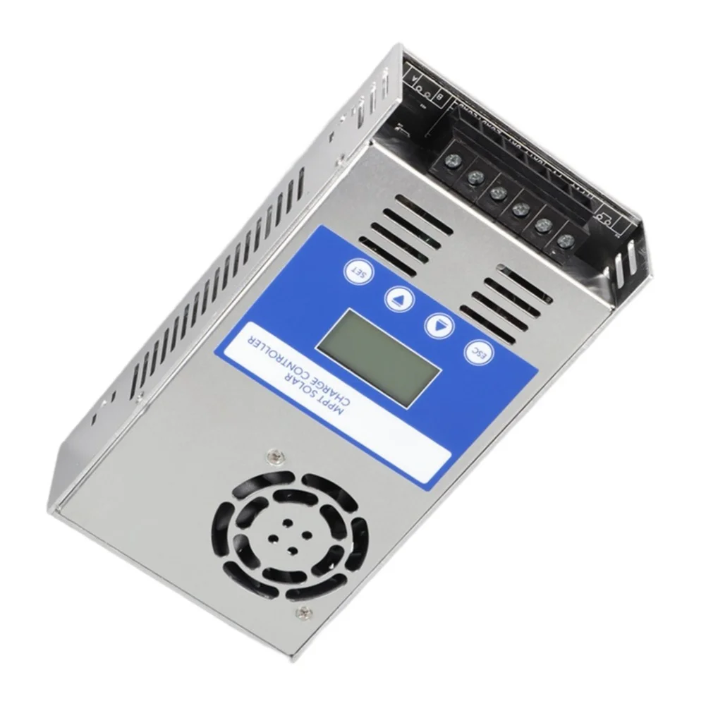 60A For MPPT Solar Charge Controller 12V-48V Battery Voltage Regulator LCD Screen For Industrial Applications