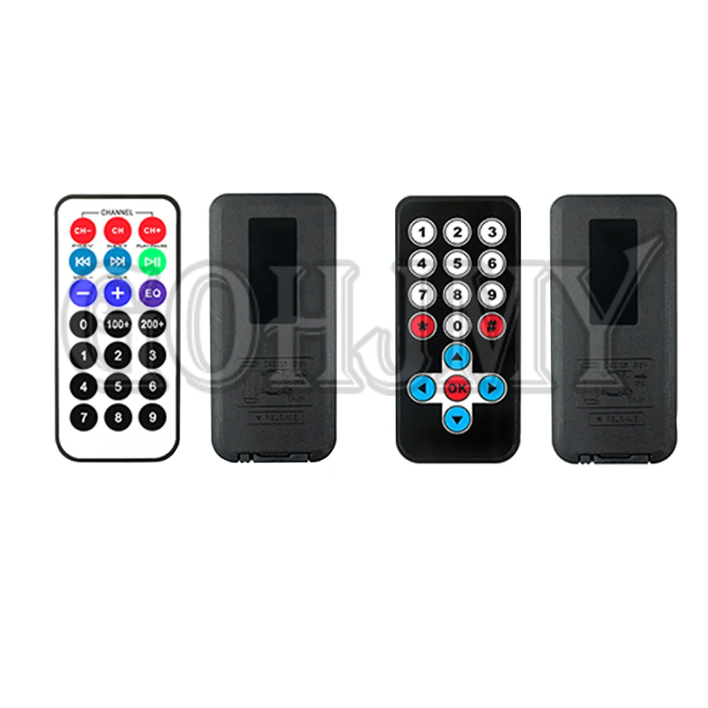 MP3 MP4 Black / White 38khz MCU learning board IR remote control Infrared decoder for protocol remote control For arduino
