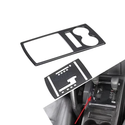 1 or 2 Pcs GDDT LHD AT Central Control Gear Box Plastic Cover for Pajero V93 V95 Carbon Fiber Board for Montero V97 V98 Shift