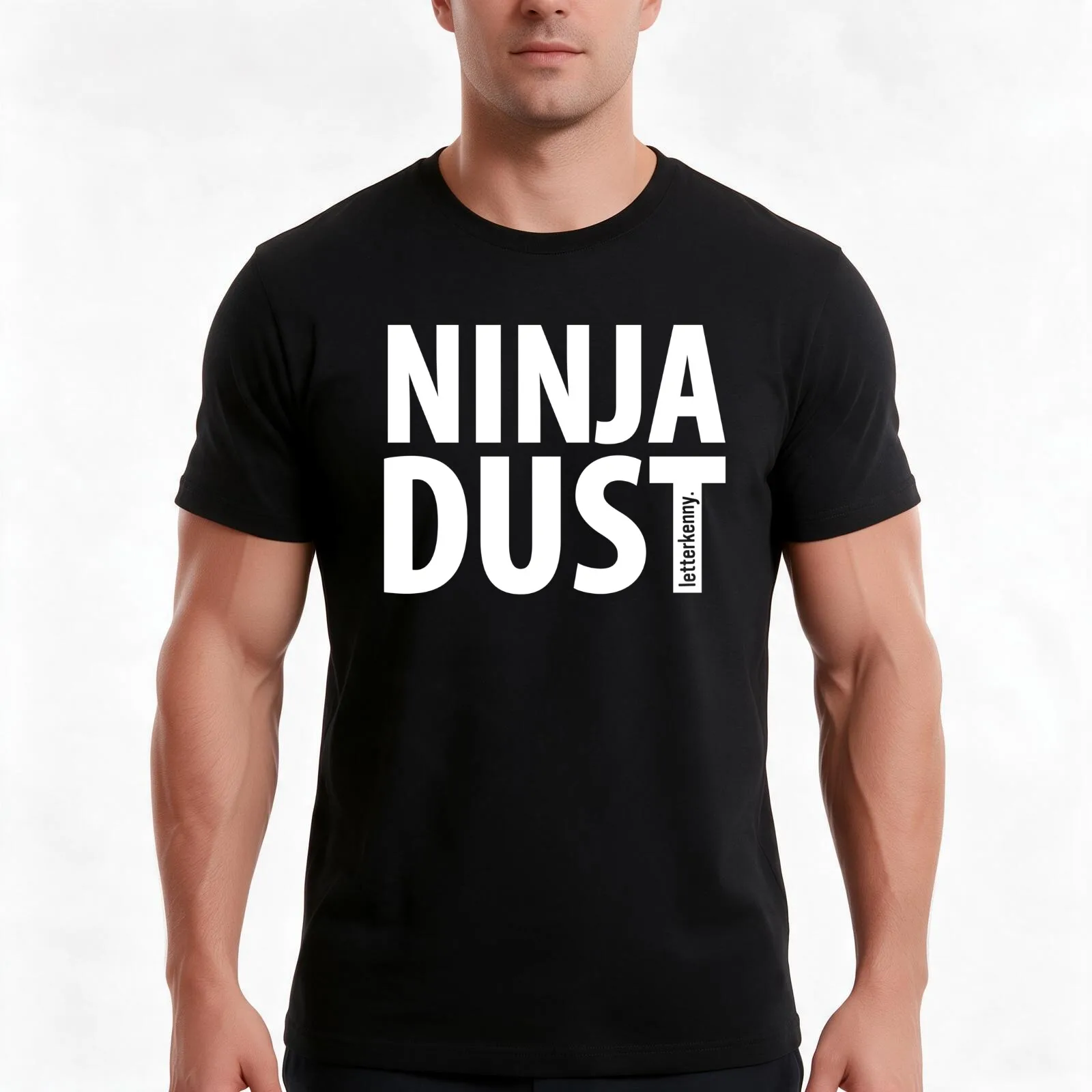 Ninja Dust- Letterkenny T-Shirt, Summer Casual Cotton Tee, Oversized Streetwear Tops, Vintage Graphic Print, Unisex Men Women