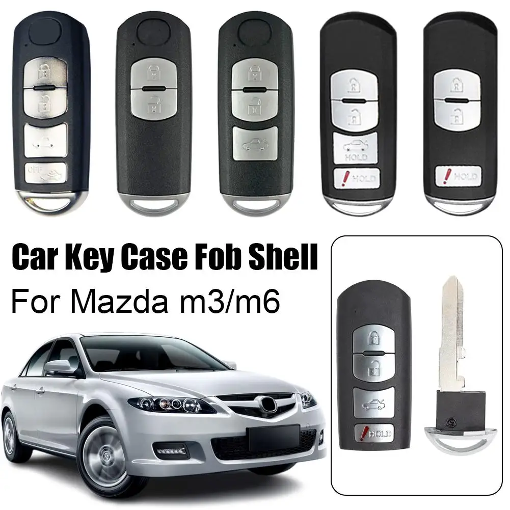 2 3 4 Bottons Car Fob For 3 5 6 Cx5 Cx7 Cx9 Cx-5 Cx-7 Cx-9 Mx-5 Miata Rx-8 X-5 Summit Axela Atenza M3 C0r8