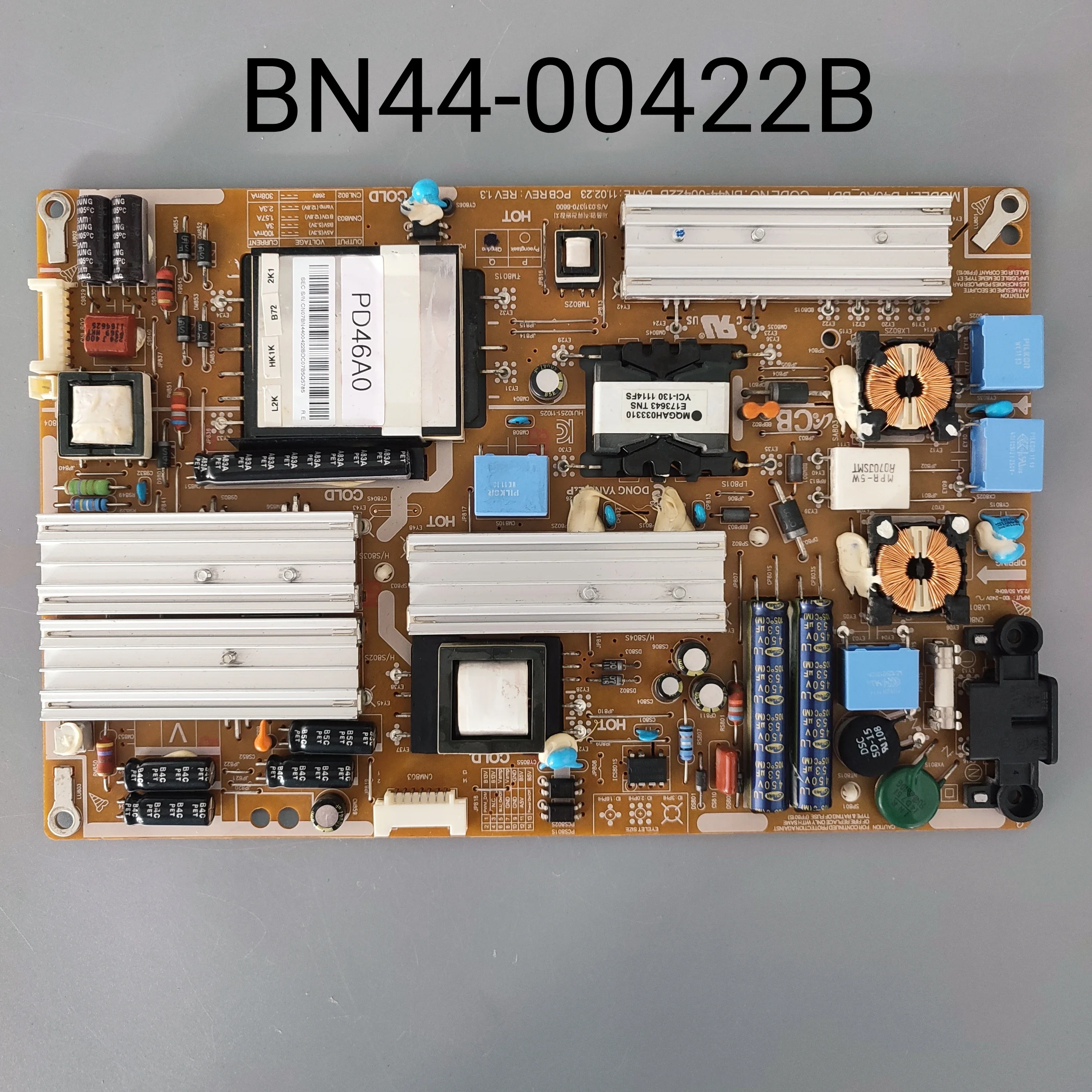 Genuine BN44-00422B = BN44-00422A PD46A0_BDY LCD TV Power Board for UE40D5000 UE40D5520 UE46D5000 UE40D5000PWXU UN46D6300 TV