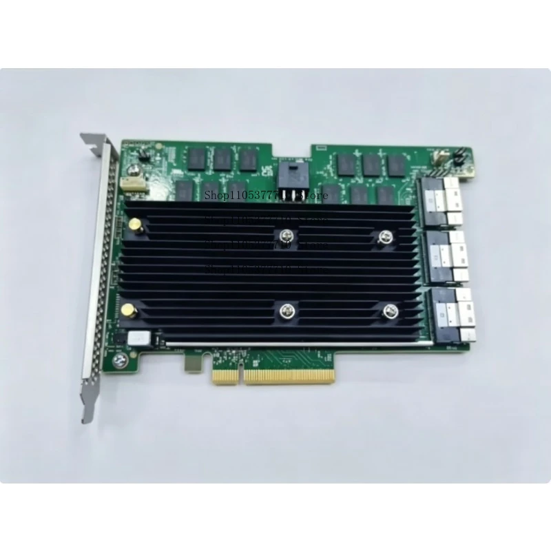 LSI 9670-24i 24-Port PCIe 4.0 X8 RAID Card 8GB Cache SAS4124 Controller RAID 0/1/10/5/6/50/60 NVMe Support with 3x 8654