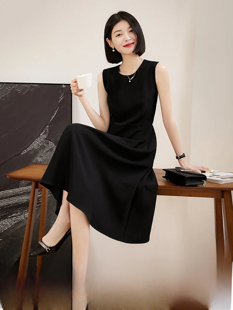 

Ele Classic Bla Hepburn Sle Dr Женская летняя высококачественная ацетатная юбка-трапеция на молнии из шелковой ткани