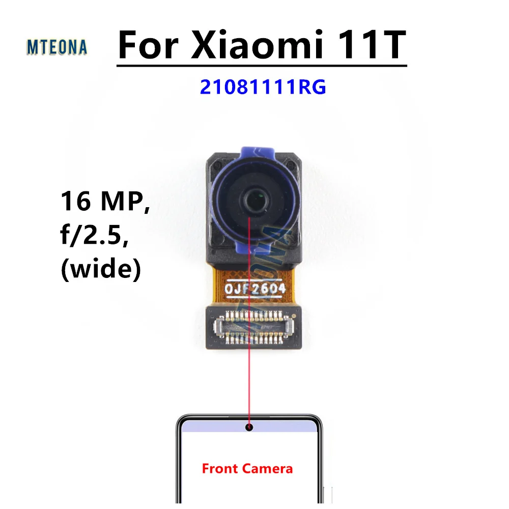 Back Big Rear Main Camera Module For Xiaomi Mi 11T 21081111RG