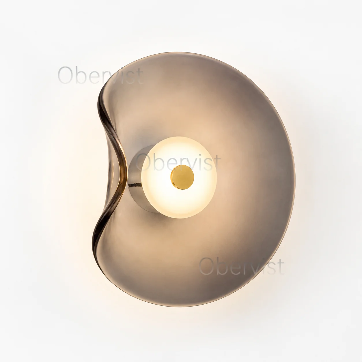 Modern Irregular Glass Wall Lamp Nordic Luxury Bedside Sconce for Living Room Bedroom Hallway Corridor Decor