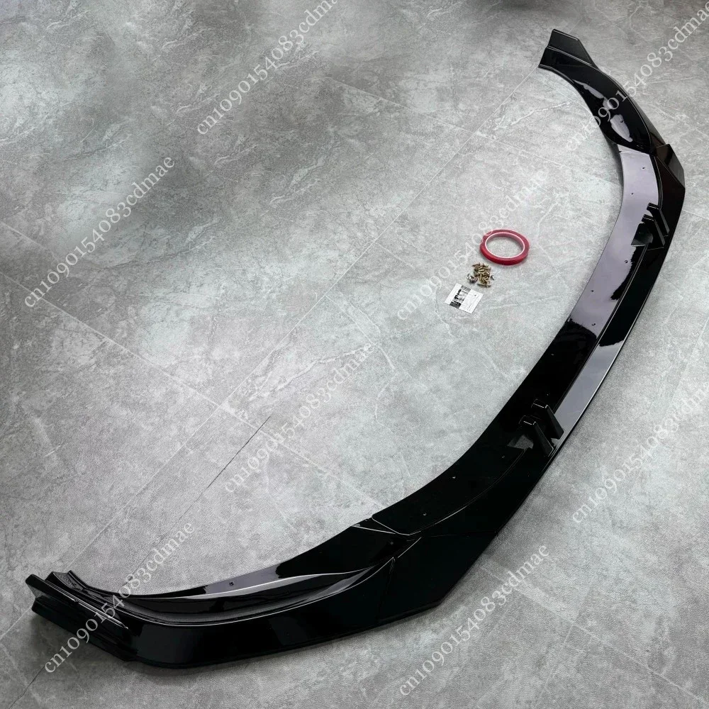 For VW Tiguan MK2 R Line Facelift 2020 2021 2022 2023 Car Front Bumper Splitter Lip Spoiler Gloss Black Diffuser Canard Body Kit