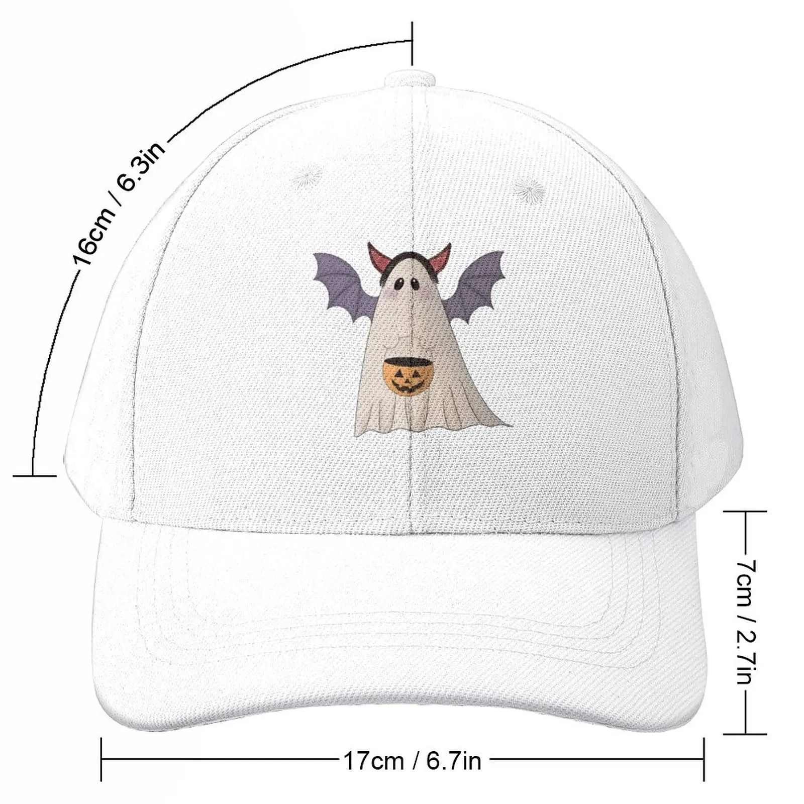 Trick-or-Treating Halloween Ghost Baseball Cap Beach Outing Streetwear Boy Women's