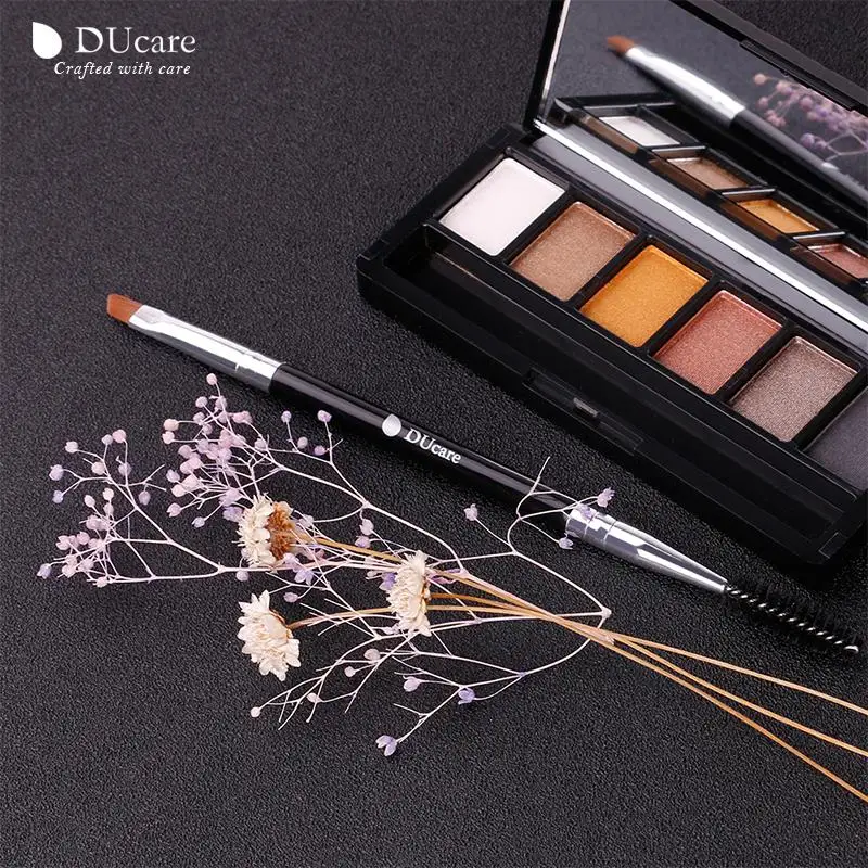 DUcare Double-headed Eyelash Brush Eyebrow Comb Professional Makeup Brushes for Eye Brow Eyelash Extension Beauty Make Up Tools