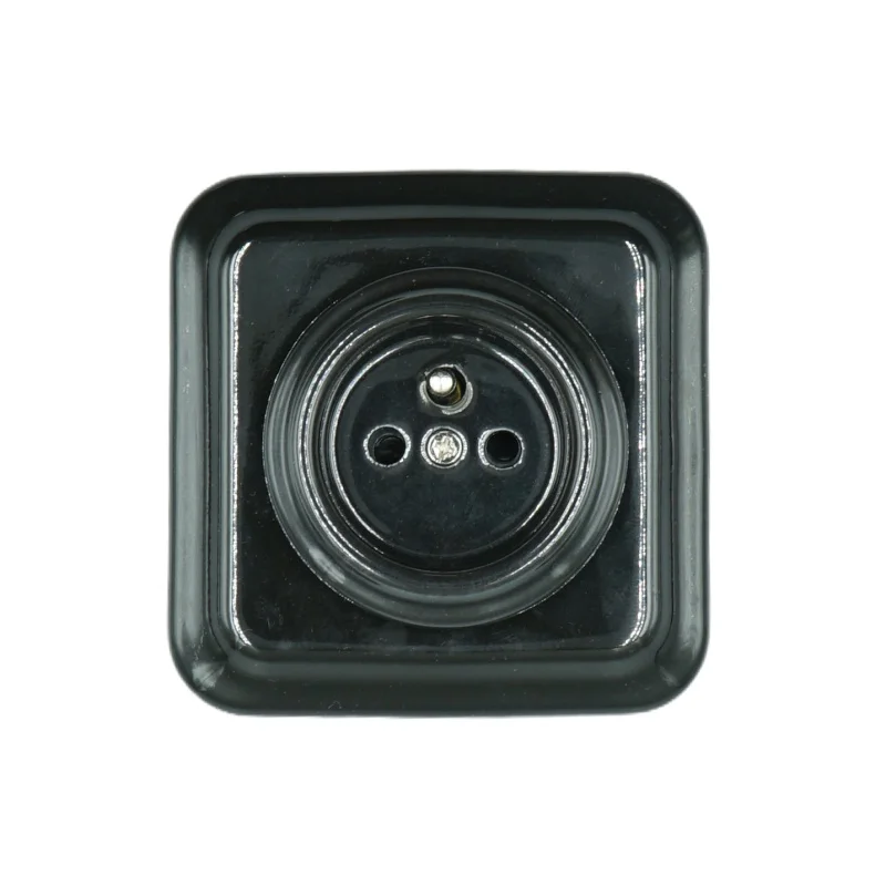 

Европейский винтажный стиль ЕС электрическая квадратная керамическая французская настенная розетка заподлицо