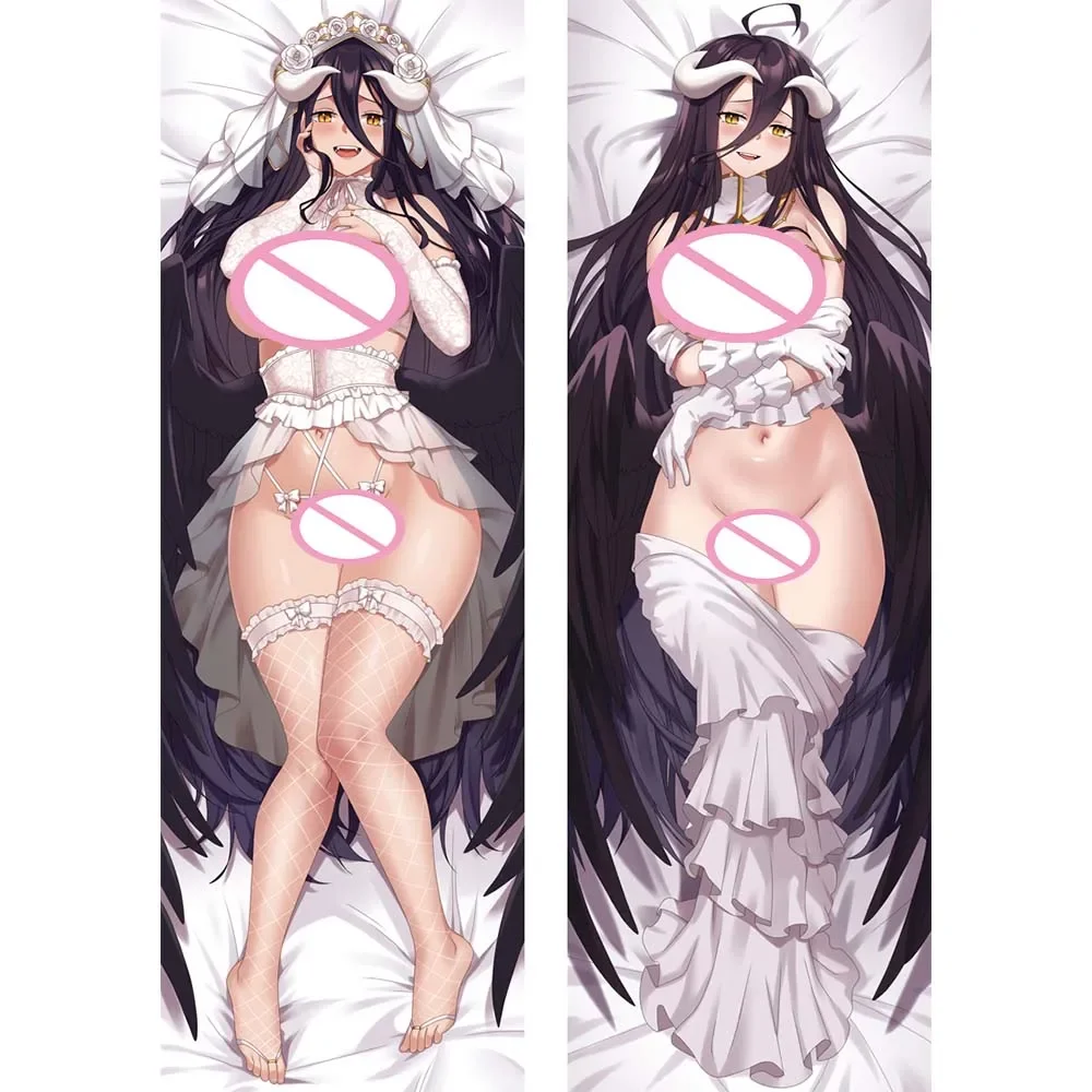 

Наволочка для тела OVERLORD Albedo Dakimakura, крутая наволочка, игровой чехол для подушки, кровать, домашний декор автомобиля, подарок