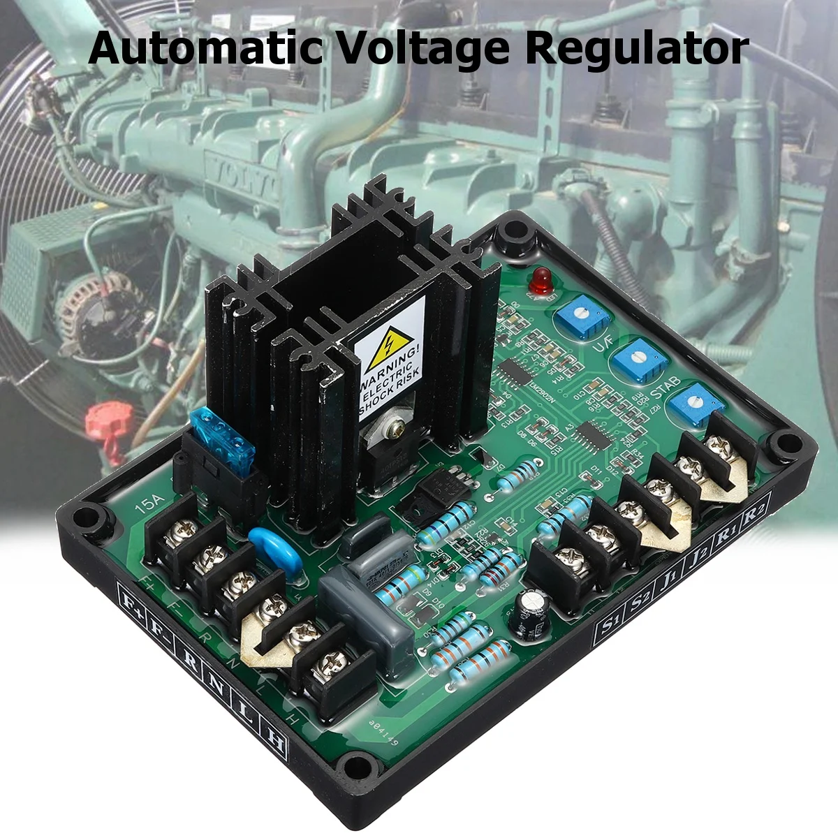 

GAVR-15A Automatic Voltage Regulator Module Universal Brushless AVR Generator