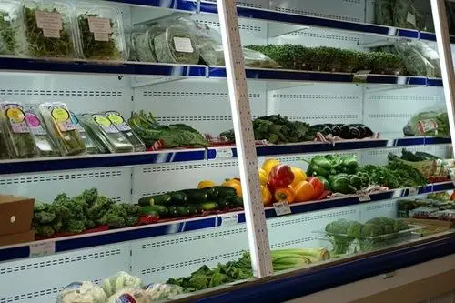 Supermarket Plug-in Open Type Multideck Display Cabinet Refrigerator for Vegetables and Fruits Storage