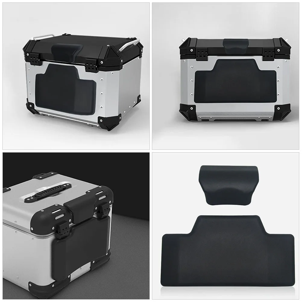 

2Pcs Motorcycle Backrest Pad Comfortable Lumbar Support Pillow for Rear Seat Long Trip Riding Wear-Resistant Motorbike Trunk