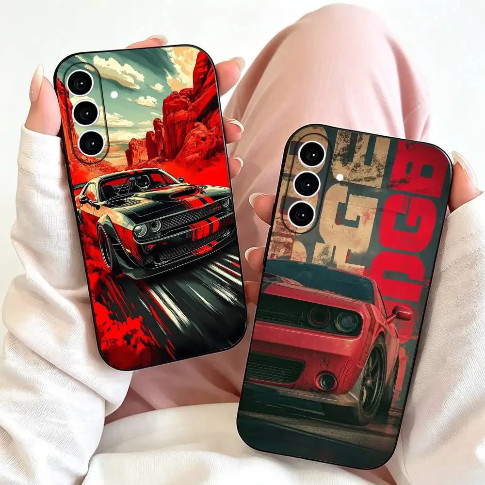 M-Muscle Car For D-Dodges  Phone Case For Samsung Galaxy A73,A72,A71,A70,A53,A52,A51,Others Soft Black Cover