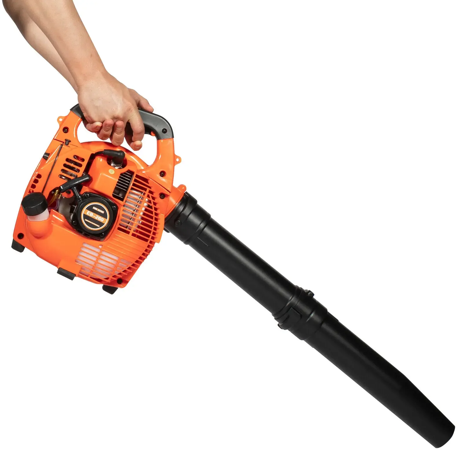 

2-Stroke 25.4CC Gas Leaf Blower Cordless Handheld Blower Gas Powered with Detachable Tubes Hand Pull Start Lawn Gas Blower