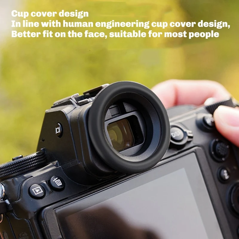 سيليكون Eyecup Fornikon Z7II, Z7, Z6III, Z6II, Z6, Z5 عدسة الكاميرا المريحة تحل محل نيكون DK-29