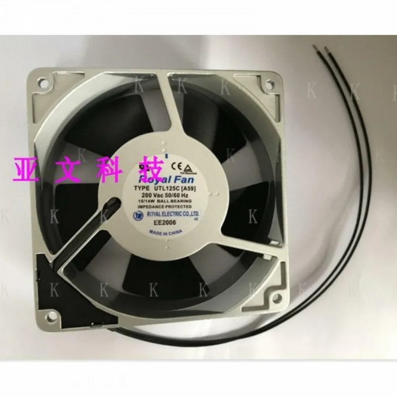 

C 1pcs FOR Royal UTL125C [A59] 200V 15 / 14W 12038 Axial Fan
