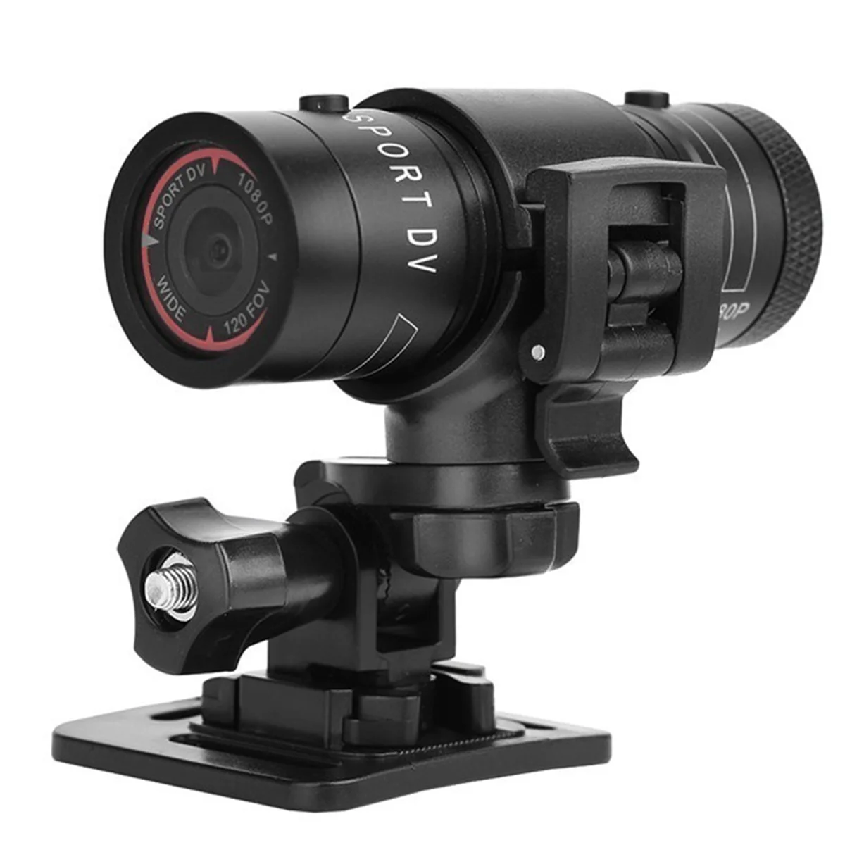 A93P F9 Mini Sports Camera 1080P 200W Outdoor Riding Motorcycle Helmet Sports DV Camera Video Waterproof Bicycle Camera