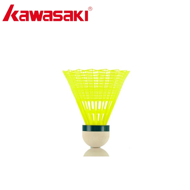 Wholesale Kawasaki Nylon Shuttlecock Table Fiber Ball Head Full Round Plastic Birdies for Outdoor Training Use Durable N350