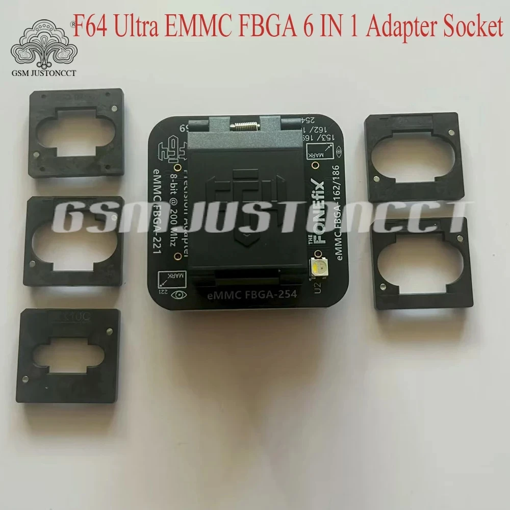 

Переходная розетка F64 Flash Ultra EMMC FBGA 6 в 1 для Flash 64, ультра, Lite BOX
