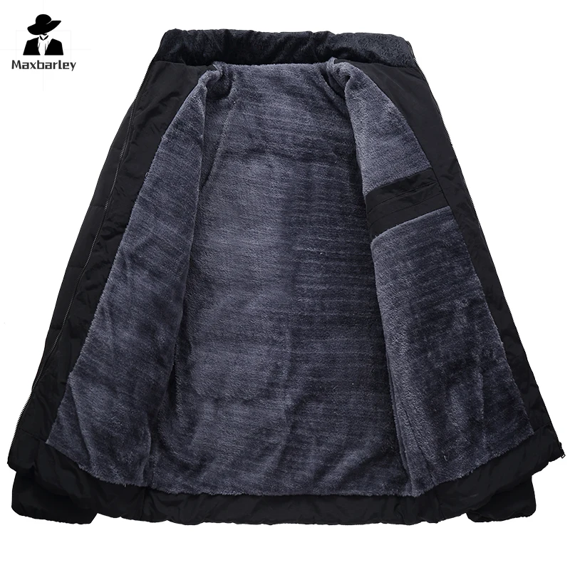 Sobretudo acolchoado monocromático masculino, Parka masculina, jaquetas e casacos de inverno, casaco grosso quente, casacos, quebra-vento, venda quente