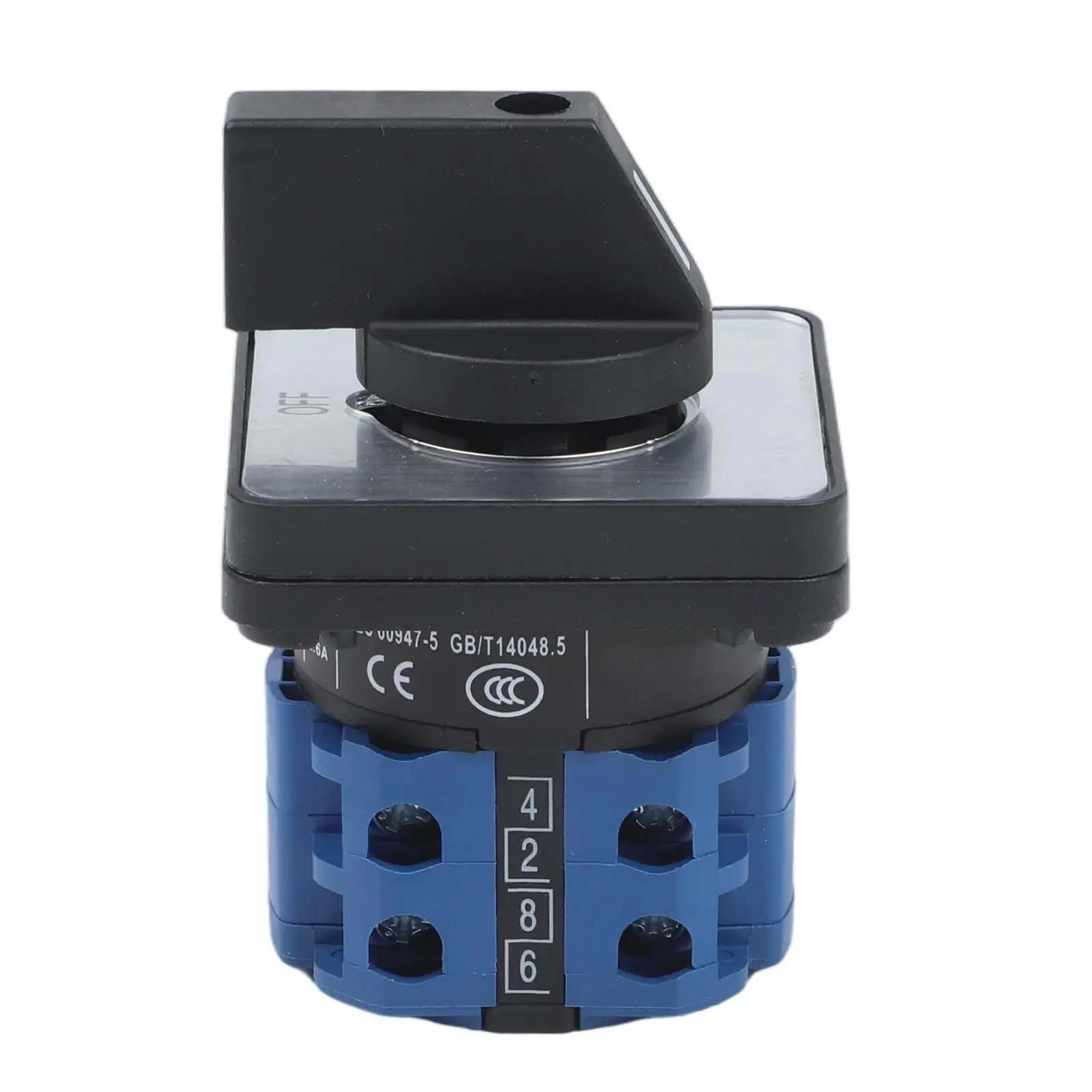 Rotary Cam Switch Unit 2 Position 4 Terminal 660V 20A for LW26-20 for Use in Electrical Testing and Monitoring