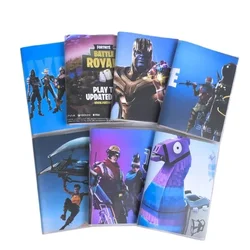 Fortnite Notebook Anime Notebooks PVC Simple Student Diary Cartoon Theme Writing Journal School Supplies Project