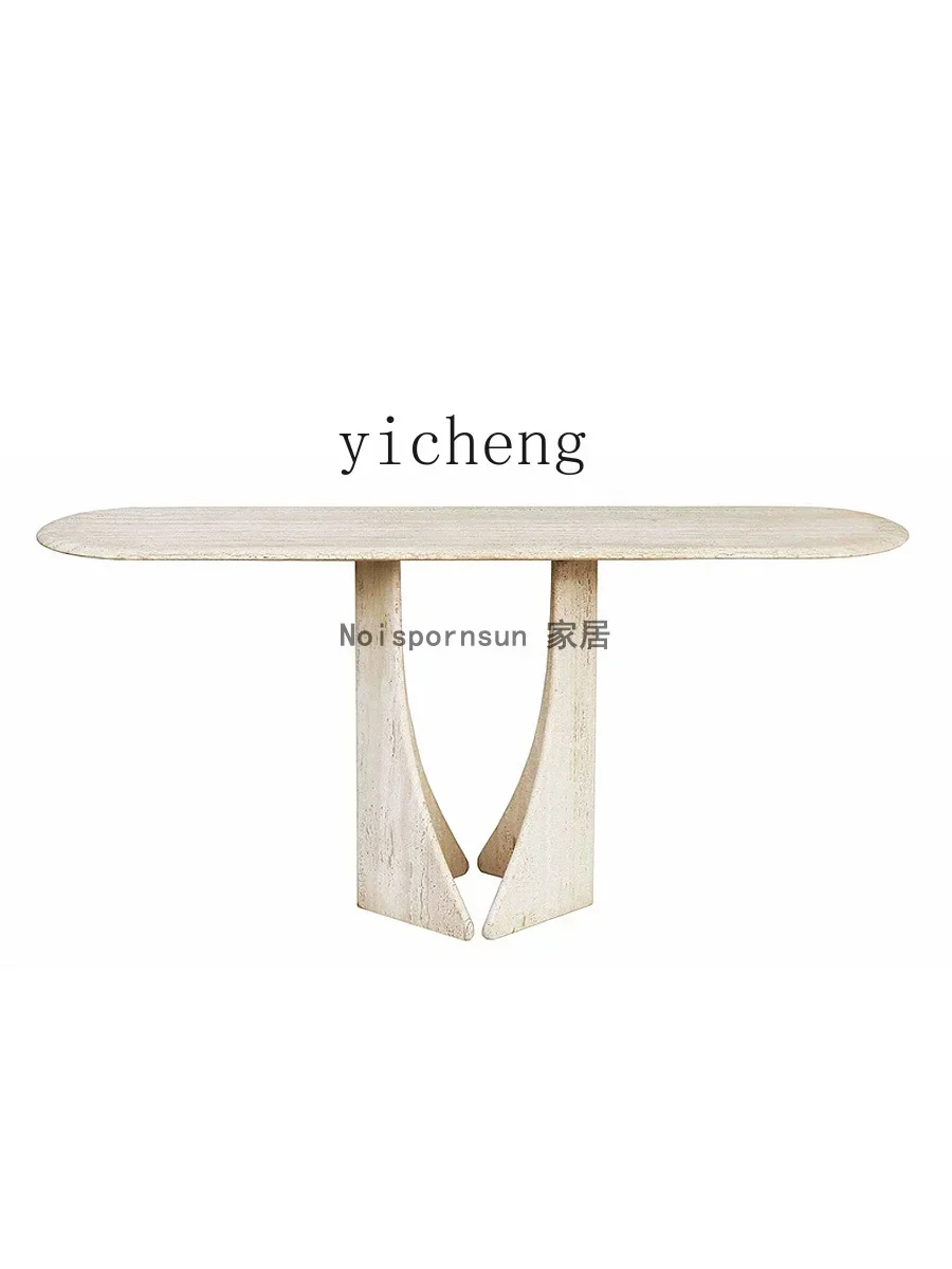 CJ-12  Light Luxury Style Against The Wall Entrance Table Creative Simple Entry Strip Table