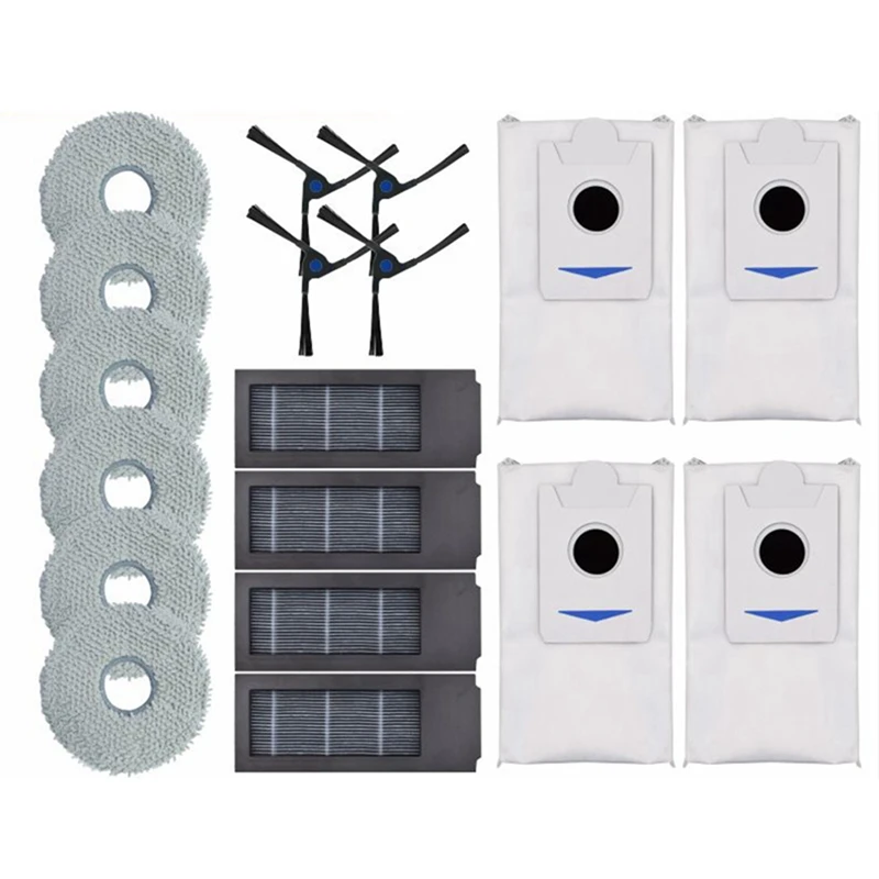 ตัวกรองสำหรับ Ecovacs debot X2 X2pro หุ่นยนต์ดูดฝุ่นอะไหล่ทดแทนผ้าเช็ดทำความสะอาด